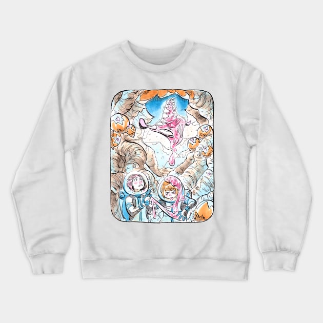 Yendraws Inktober- Drooling Crewneck Sweatshirt by yendraws